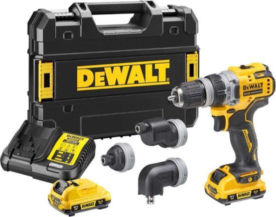 DCD703L2T-QW 12V XR Brushless Multi-head Schroef-/boormachine
