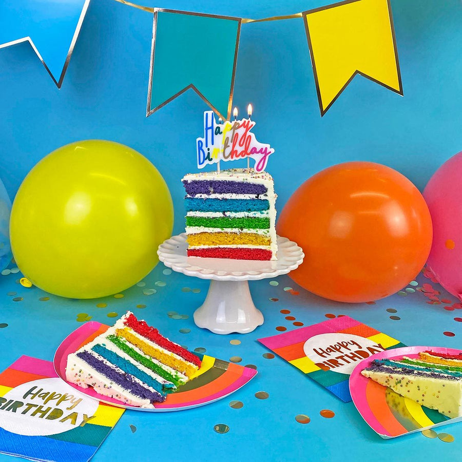Birthday Brights Happy Birthday Recyclable Napkins - 20 Pack