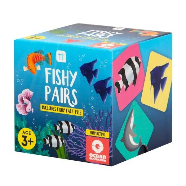 School Of Fish Fishy Pairs Memory Match Game
