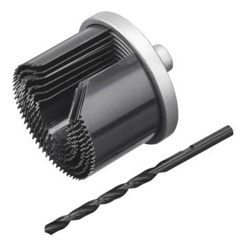 Set gatenzagen 7PCS voor hout 26, 32, 38, 45, 51, 57 en 64mm. Diepte 41mm [0]