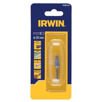 Slijpsteen 10mm kegel, conische (boormachine) voor keramiek, metaal, pvc, koper, as 6mm [0]
