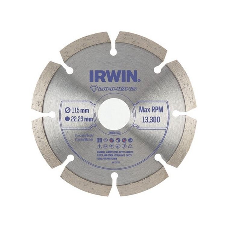Pro Performance diamantzaagblad 115mm voor haakse slijper, steen, gesegmenteerde rand [0]