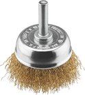 Komstaaldraadborstel messing (boormachine) voor hout, diameter 50mm. [0]
