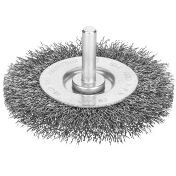 Staaldraadborstel (boormachine) voor metaal, diameter 75mm, dikte 10mm. [0]