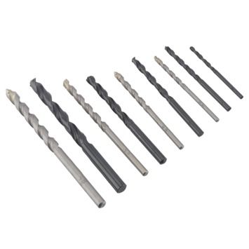 Mixed Set metaal- en steenboren 9PCS 3/ 2x4/ 2x5/ 2x6/ 2x8mm [0]