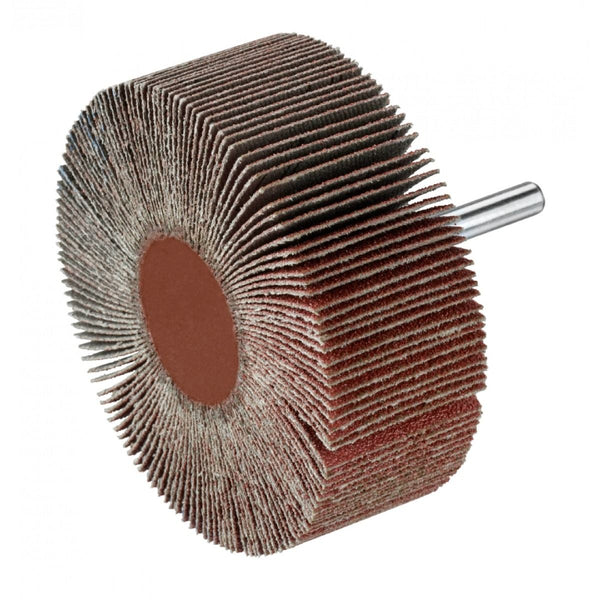 Lamellenschuurwiel (boormachine) voor hout, metaal, steen, pvc, diameter 80mm, breedte 30mm, K80 [0]