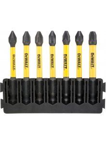 DT70819-QZ 57mm 7 stuks houder + IMPACT Torsion 57mm PH1 x1, PH2 x2, PZ1 x1, PZ2 x2, PZ3 x1
