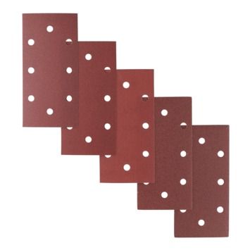 Set Schuurstroken 1/3 10PCS (BLACK+DECKER) met klittenband, 190x93mm, 4x K80, 3x K120, 3x K240 [0]