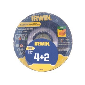 4 slijpschijven (+ 2 gratis)125mmx3mm doorslijpschijf steen [0]