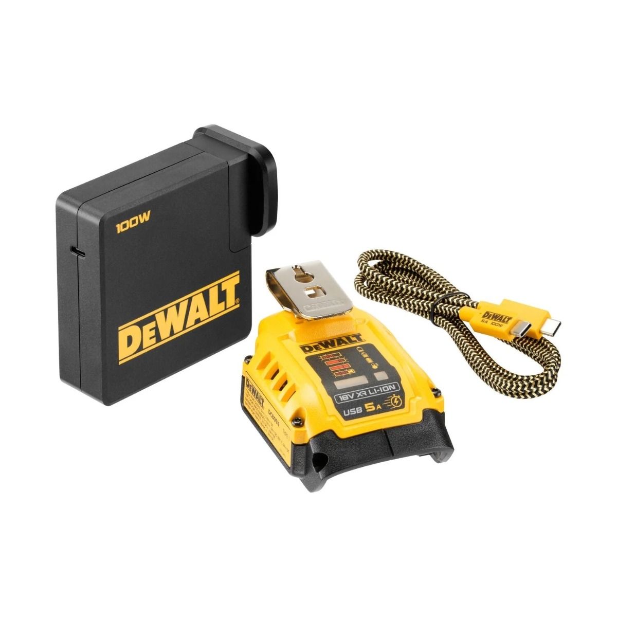 DCB094K-QW 18V XR USB-C Laadadapter