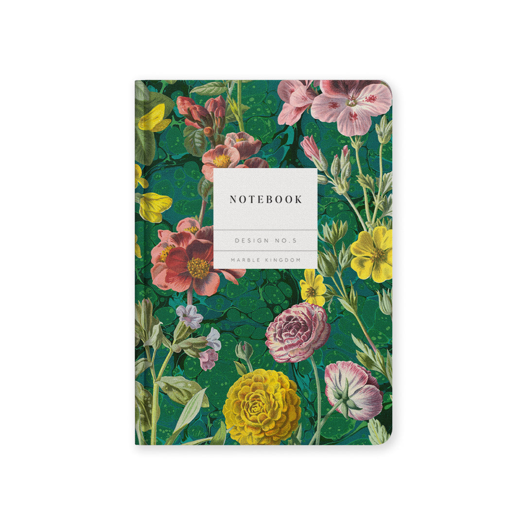 A5 NB-MARBLE BOTANICAL