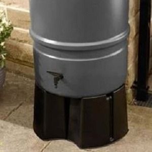 Harcostar regenton voet ø 71 x h.38 cm zwart