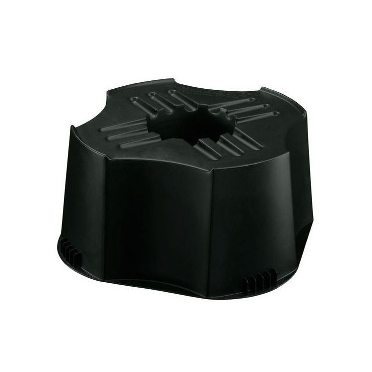Harcostar regenton voet ø 71 x h.38 cm zwart