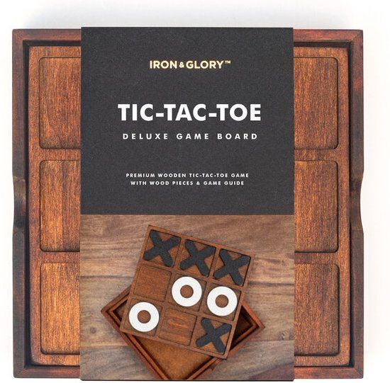 Iron & Glory Wooden Noughts & Crosses (Luckies)