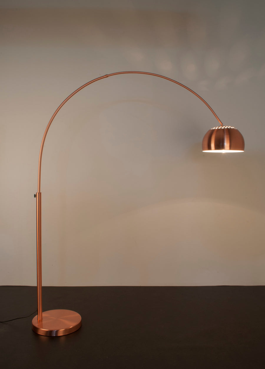 Vloerlamp Metaal Bow Koper