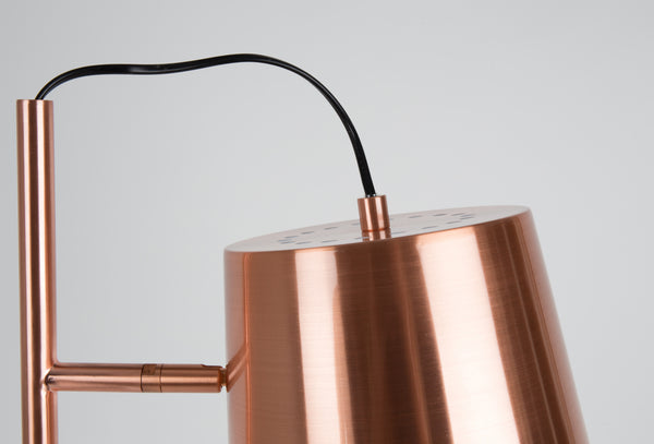 Vloerlamp Buckle Head Koper