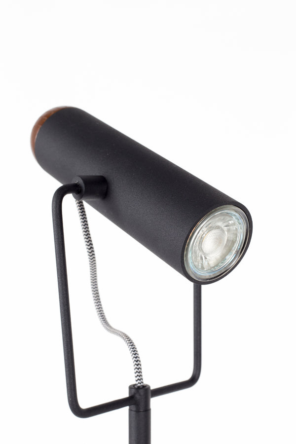 Vloerlamp Marlon Zwart