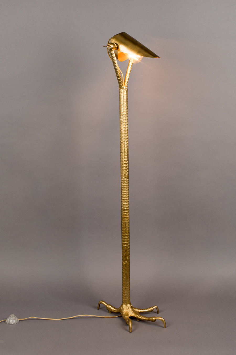 Vloerlamp Falcon Messing