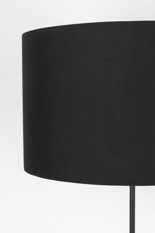 Lesley vloerlamp/ staande driepoot lamp zwart