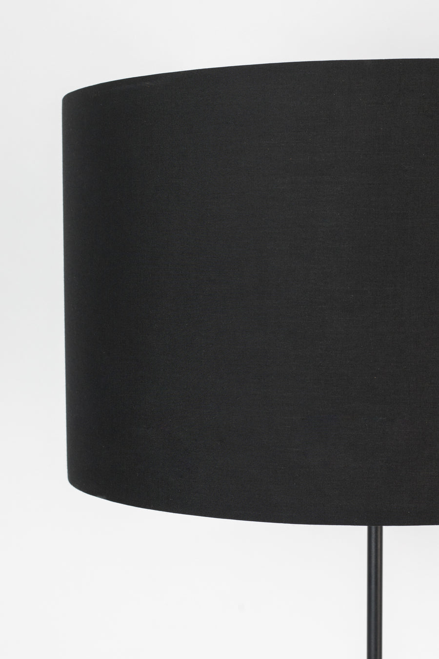 Lesley vloerlamp/ staande driepoot lamp zwart