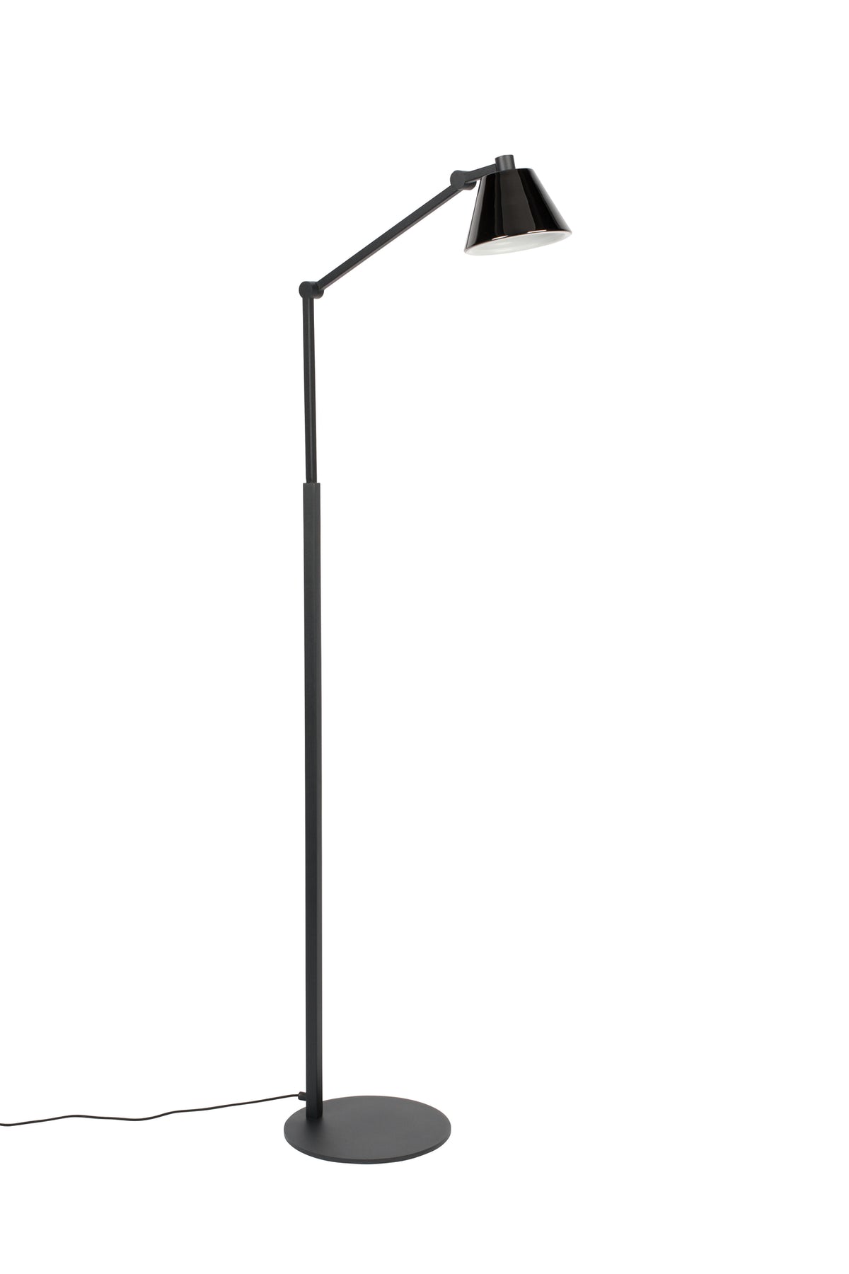Lub vloerlamp/ staande leeslamp zwart