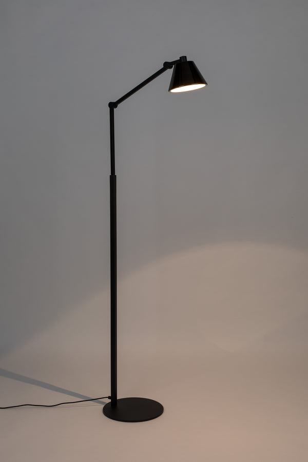 Lub vloerlamp/ staande leeslamp zwart