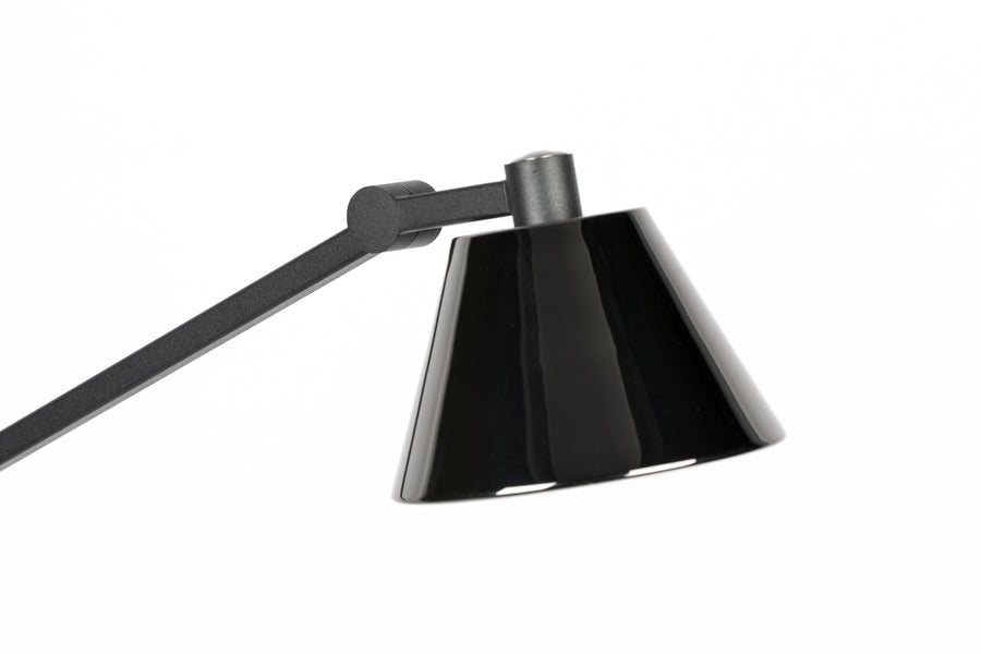Lub vloerlamp/ staande leeslamp zwart