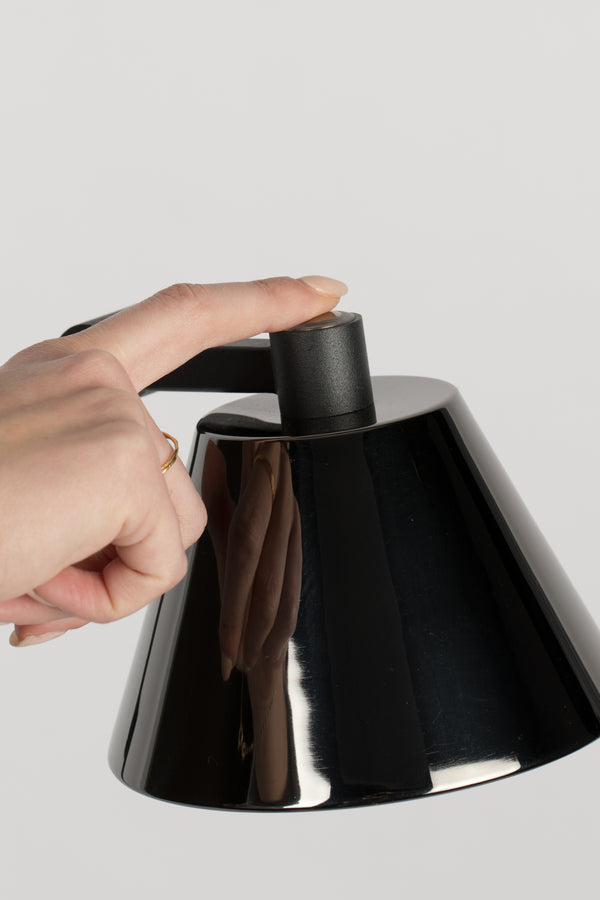 Lub vloerlamp/ staande leeslamp zwart