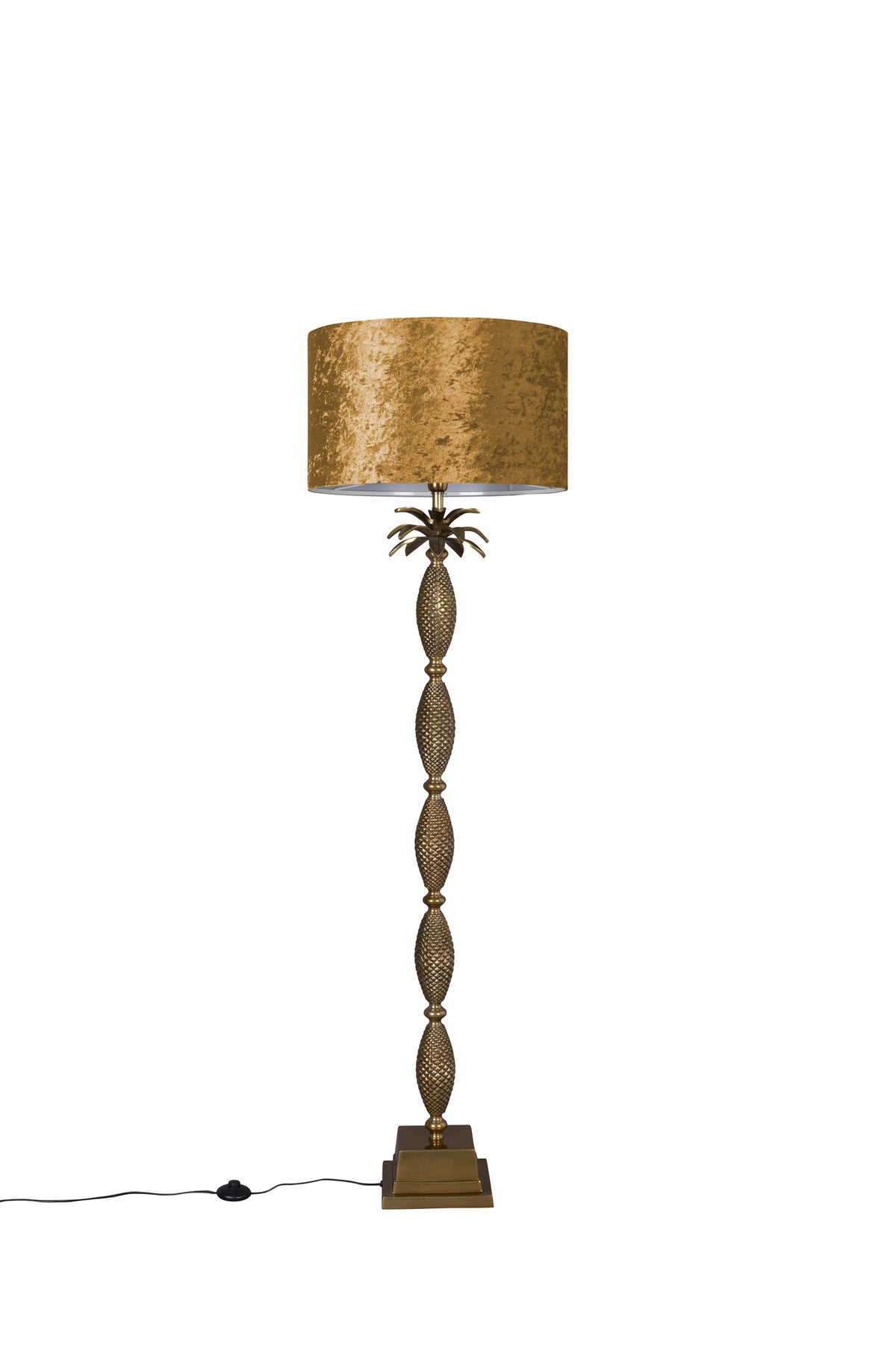 Vloerlamp Piña Goud