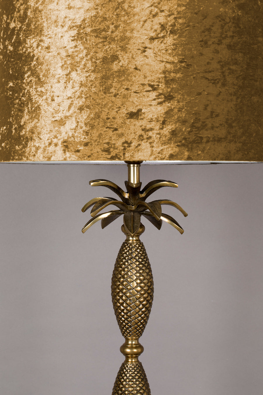 Vloerlamp Piña Goud