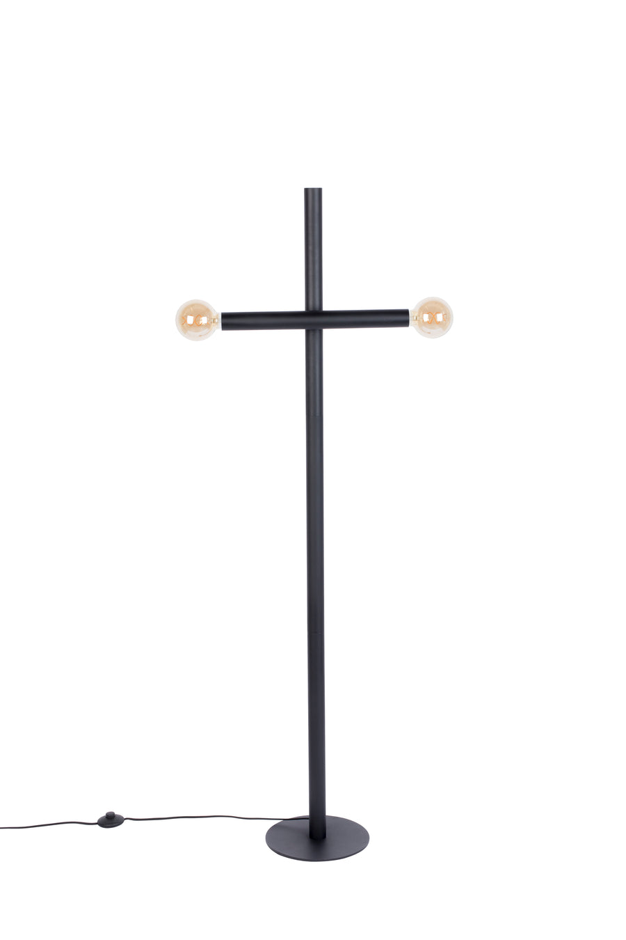 Vloerlamp Hawk Zwart