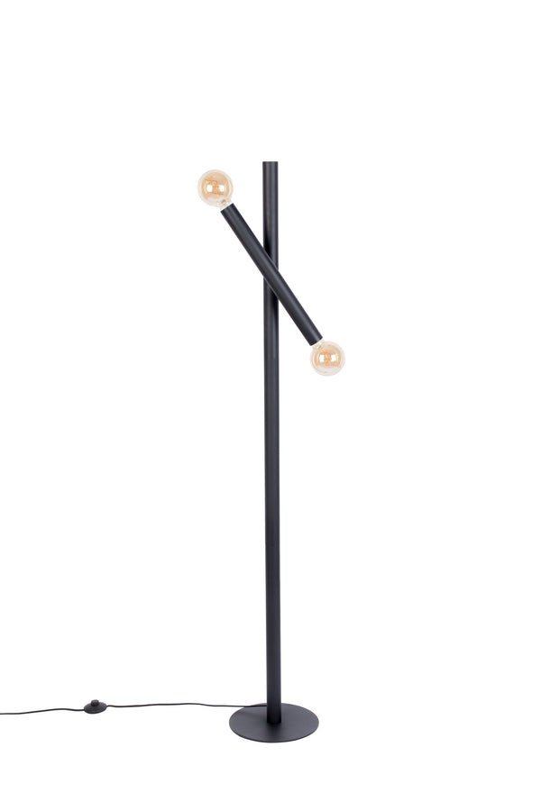 Vloerlamp Hawk Zwart