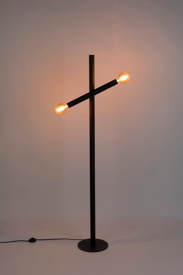 Vloerlamp Hawk Zwart