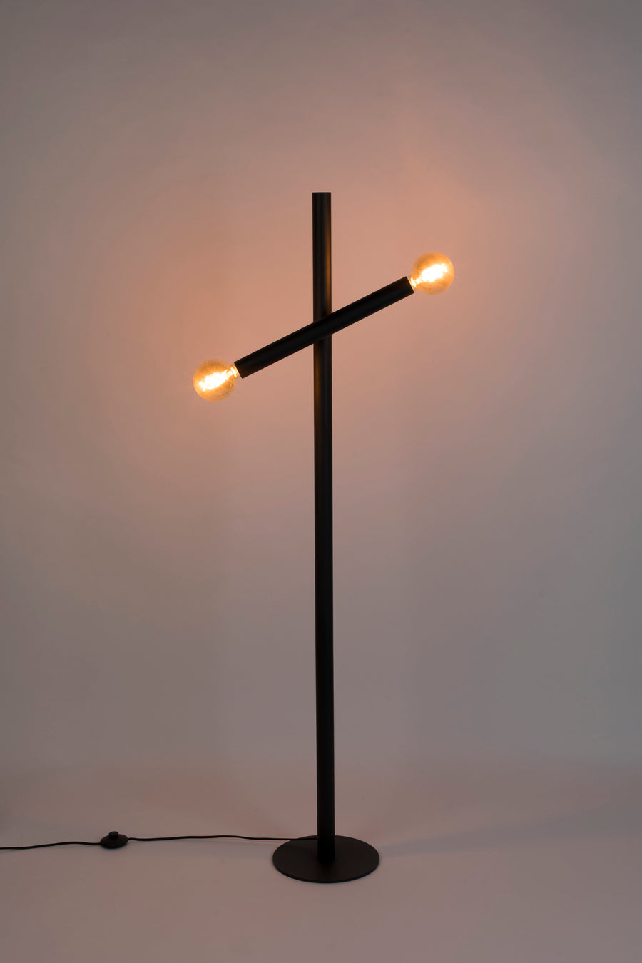 Vloerlamp Hawk Zwart