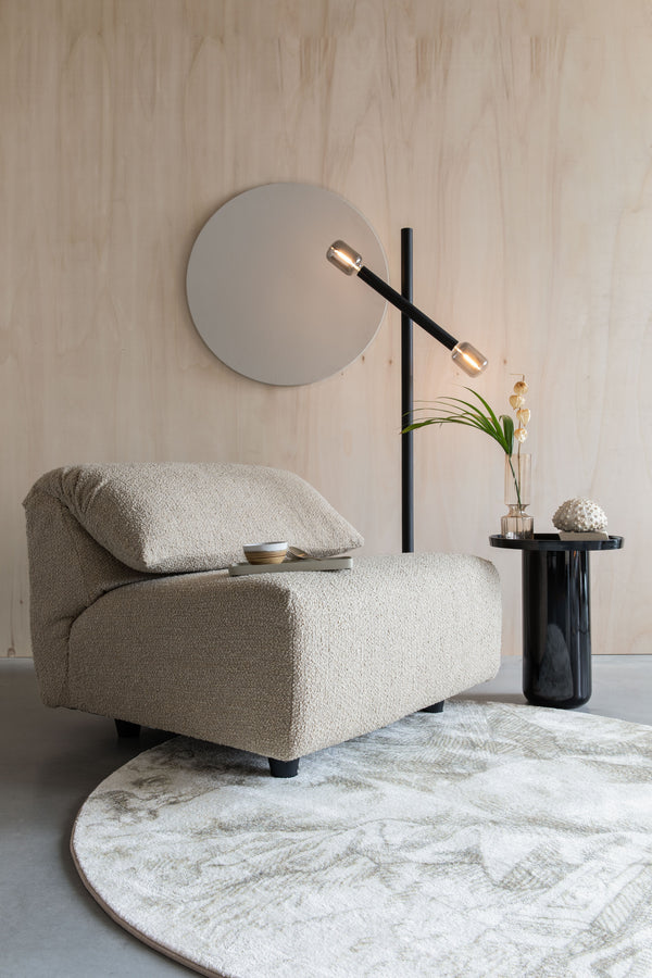 Vloerlamp Hawk Zwart