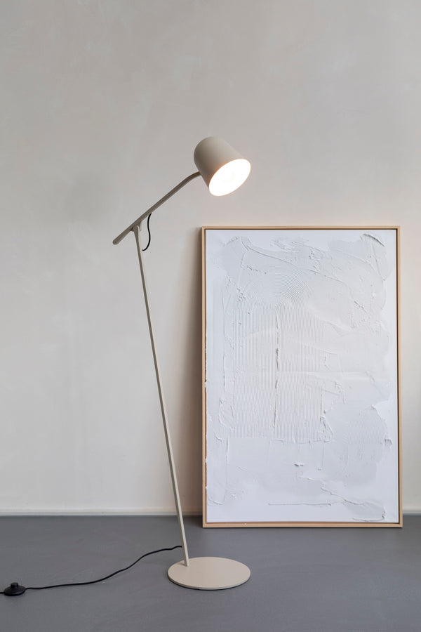 Vloerlamp Lau Bruin Rice