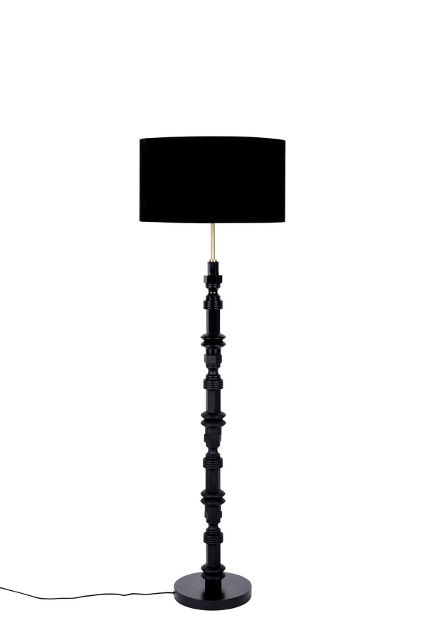 Totem vloerlamp/ staande lamp zwart
