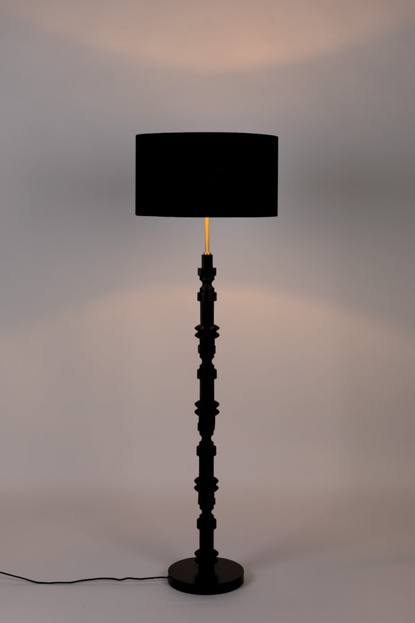 Totem vloerlamp/ staande lamp zwart