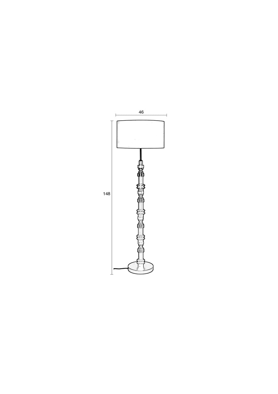 Totem vloerlamp/ staande lamp zwart