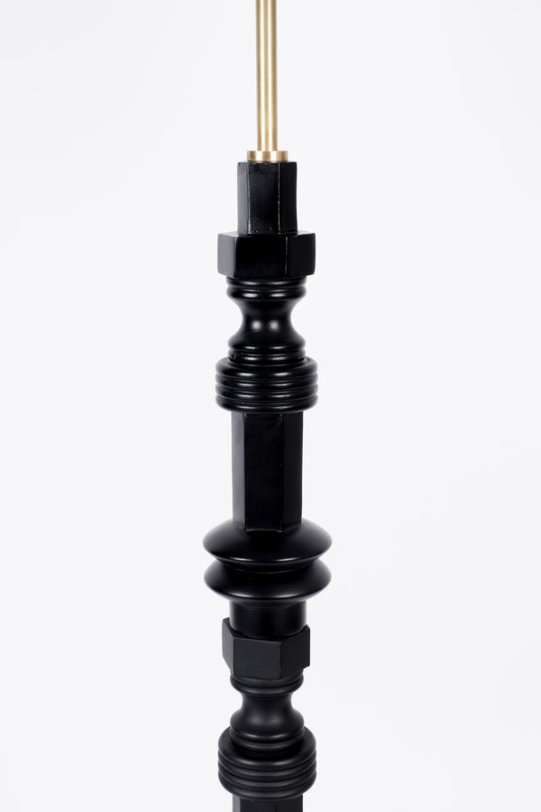 Totem vloerlamp/ staande lamp zwart