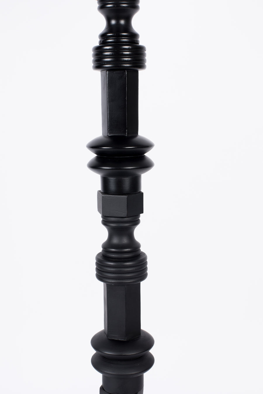 Totem vloerlamp/ staande lamp zwart