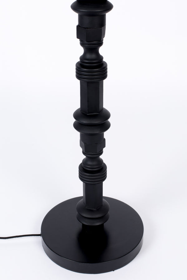 Totem vloerlamp/ staande lamp zwart