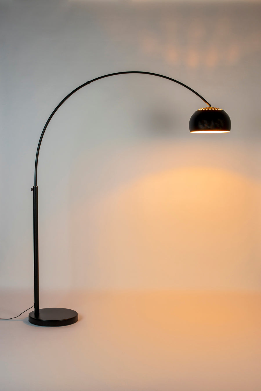 Vloerlamp Metaal Bow Zwart