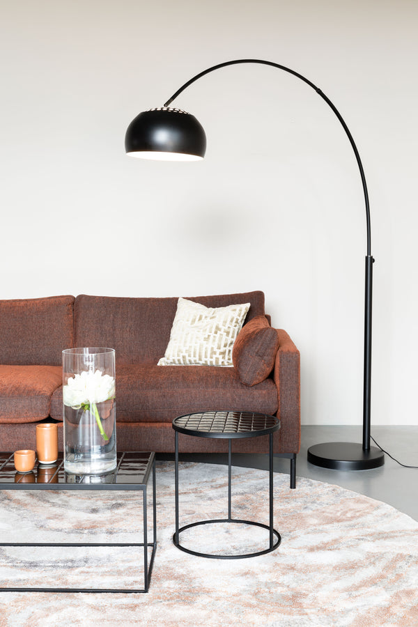 Vloerlamp Metaal Bow Zwart