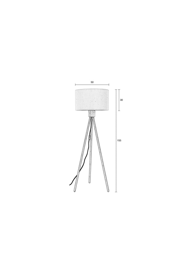Vloerlamp Fan Bamboo