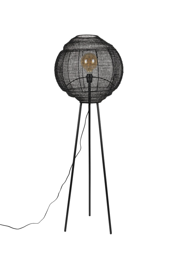 Meezan vloerlamp zwart
