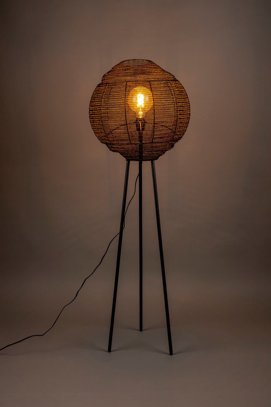 Meezan vloerlamp zwart