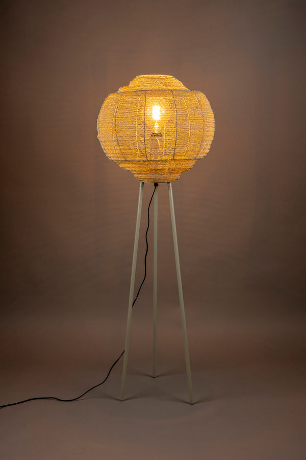 Meezan vloerlamp zand grijs