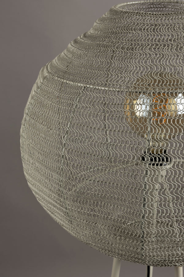 Meezan vloerlamp zand grijs