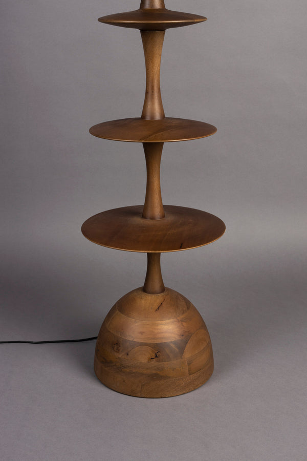 Vloerlamp Cath Notenhout